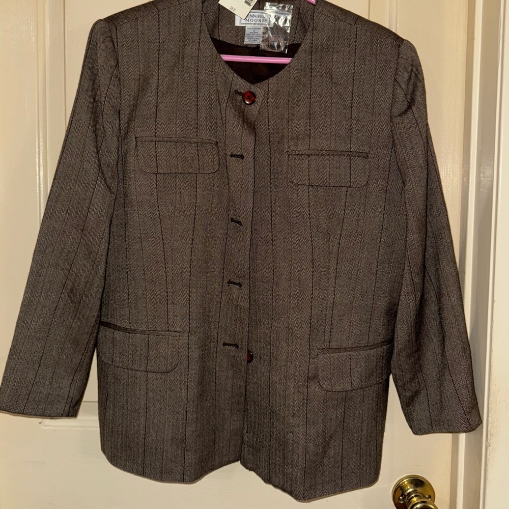 Dark brown tan blazer